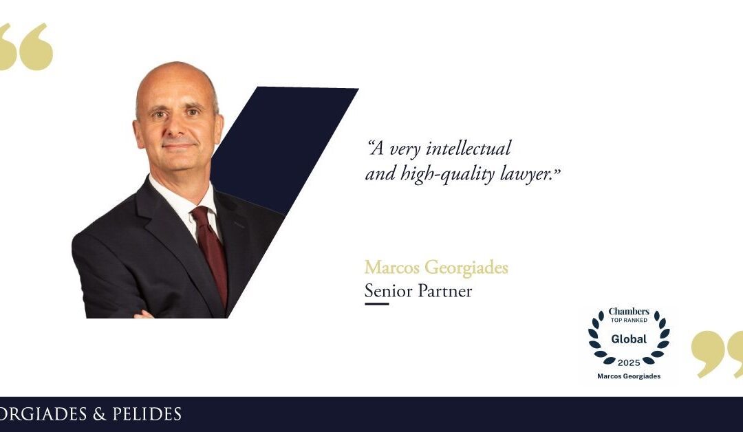 Marcos Georgiades Ranked No.1 by Chambers and Partners